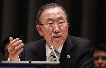Ban appelle les États membres de l ONU à dépasser les intérêts nationaux en 2014